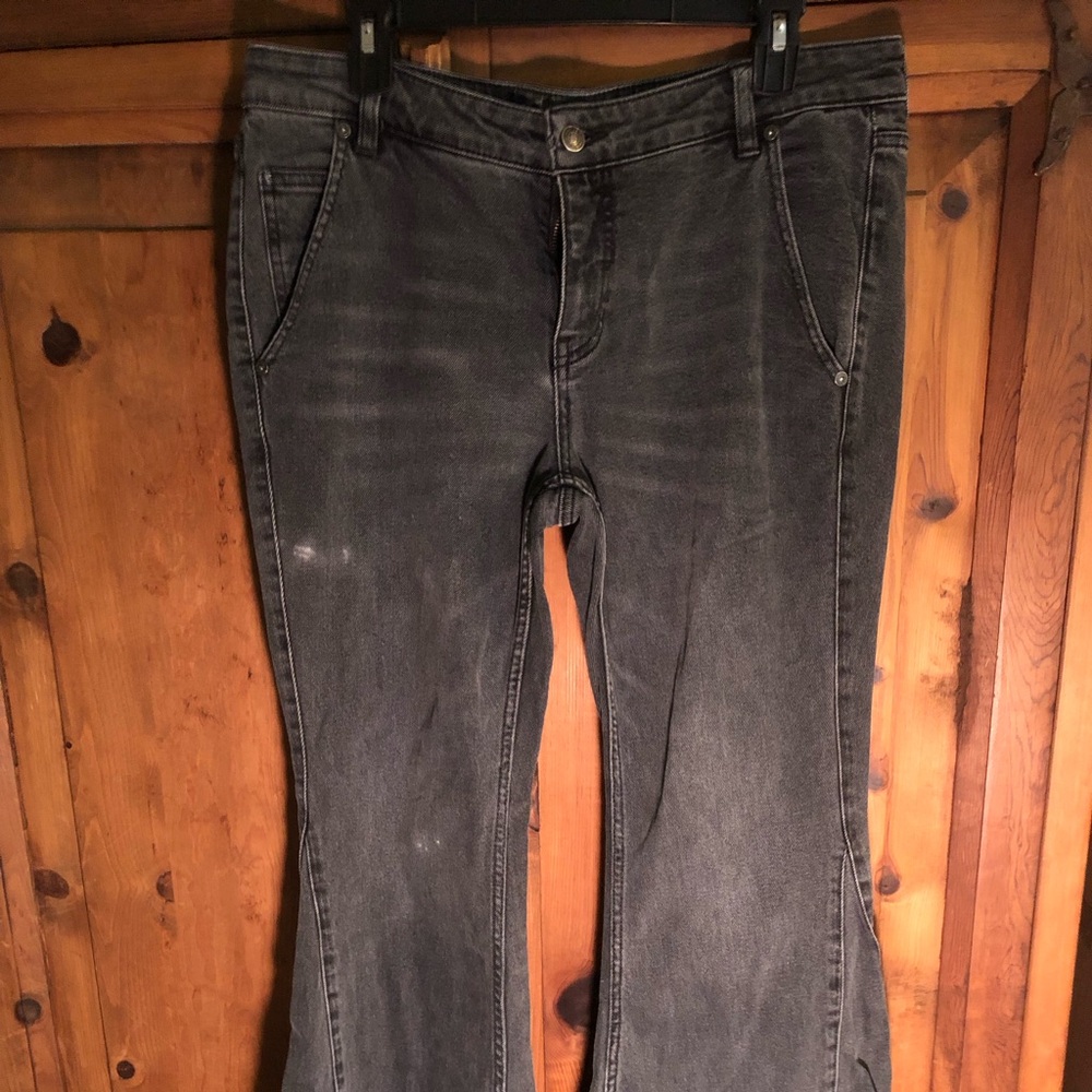 We The Free Charcoal Flare Women's Jeans
